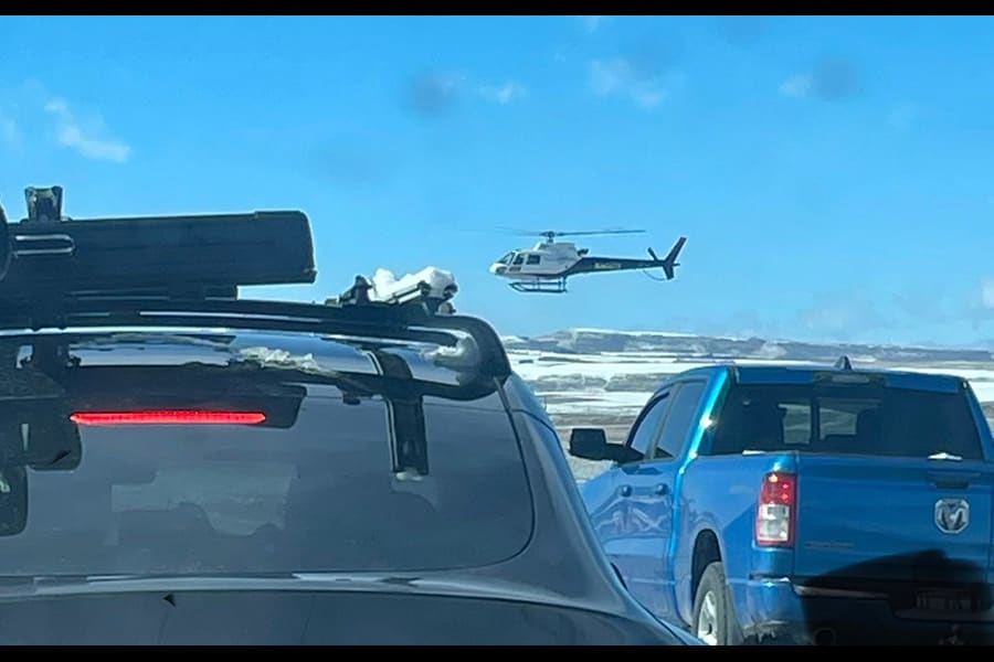 One person airlifted to hospital after semitruck vs. car crash near Tetonia