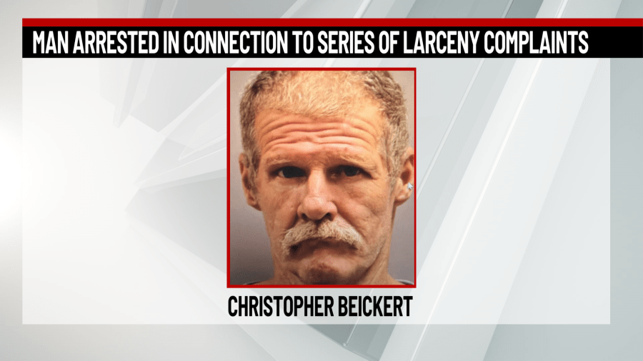 Man arrested in connection to series of larceny complaints in Raleigh ...
