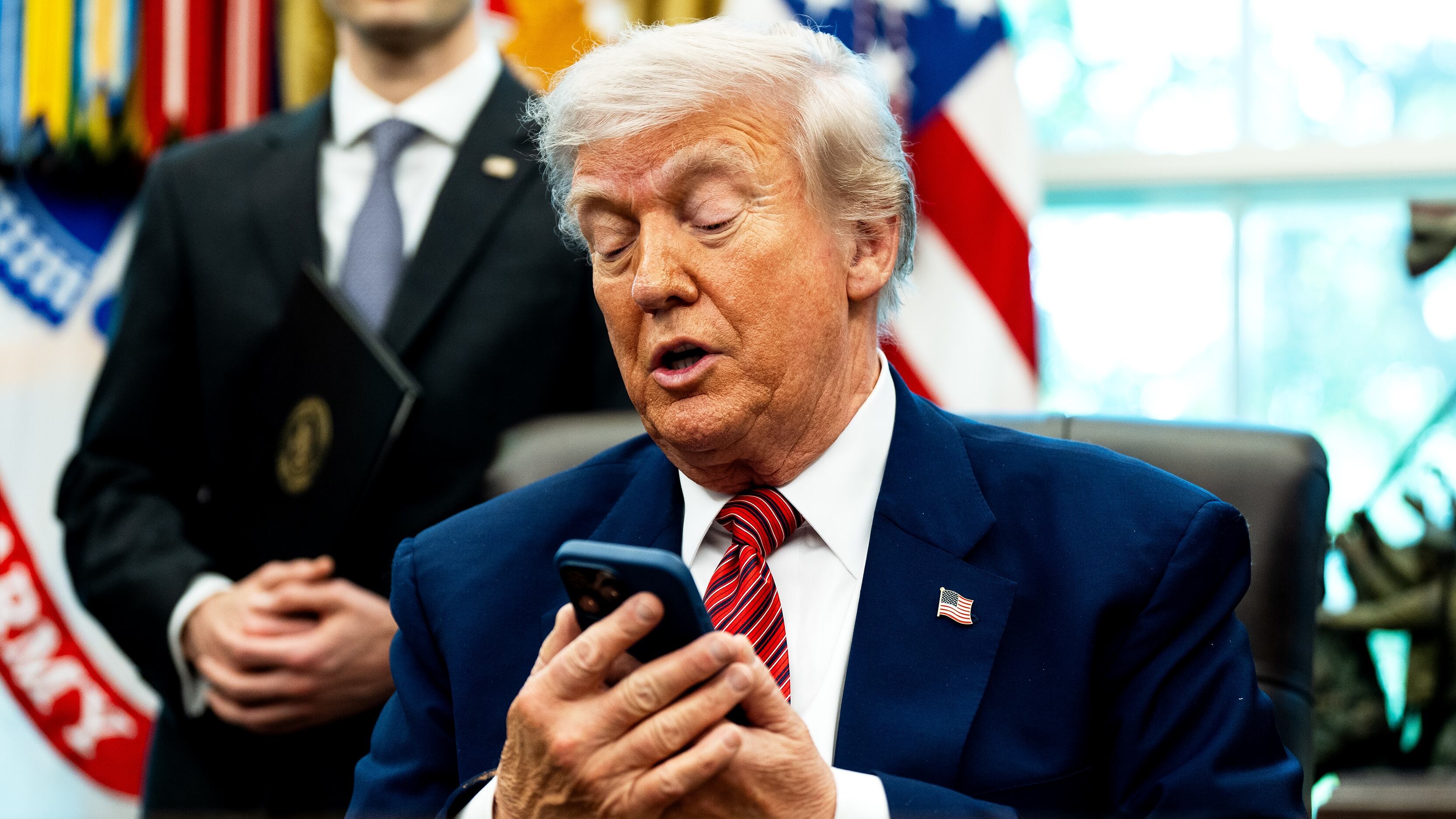 Trump turns civil rights champion in manic posting spree