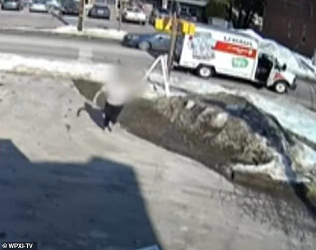 Abducted woman seen fleeing to safety after managing to escape her ...