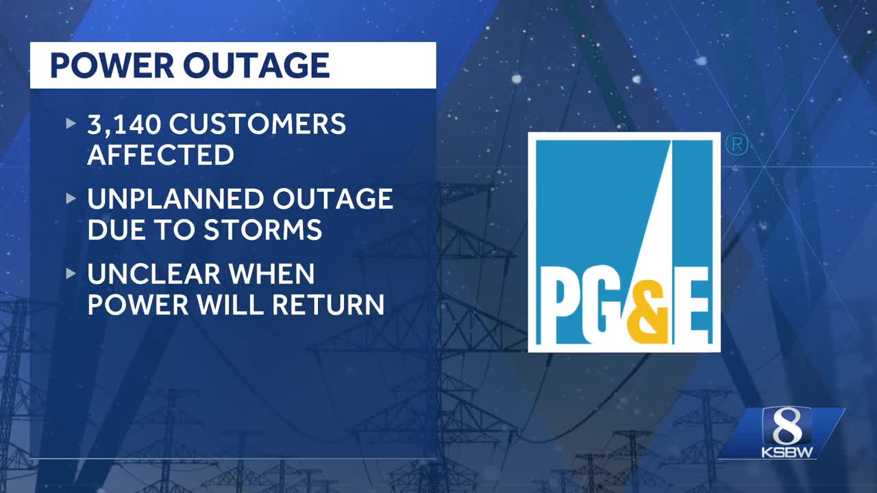 Storm damage knocks out power to nearly 4,000 PG&E customers in Santa ...