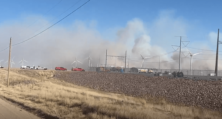 Mandatory evacuations issued amid 'very large' wildland fire in Simla