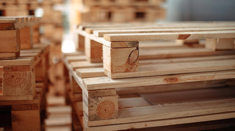 DIY a budget-friendly firewood rack from wood pallets