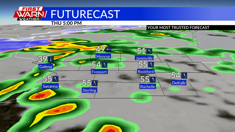 A few storms possible Thursday afternoon and evening