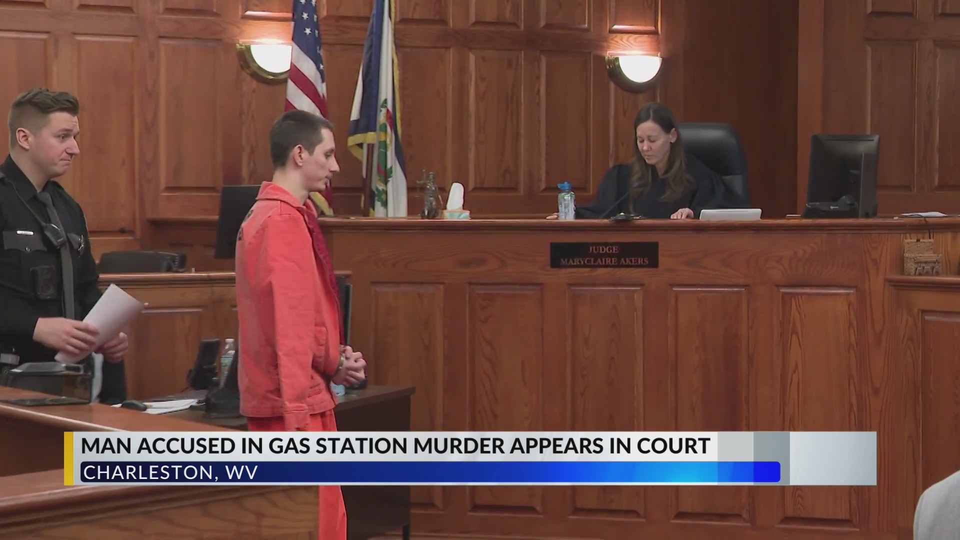 Man accused in Charleston gas station murder appears in court