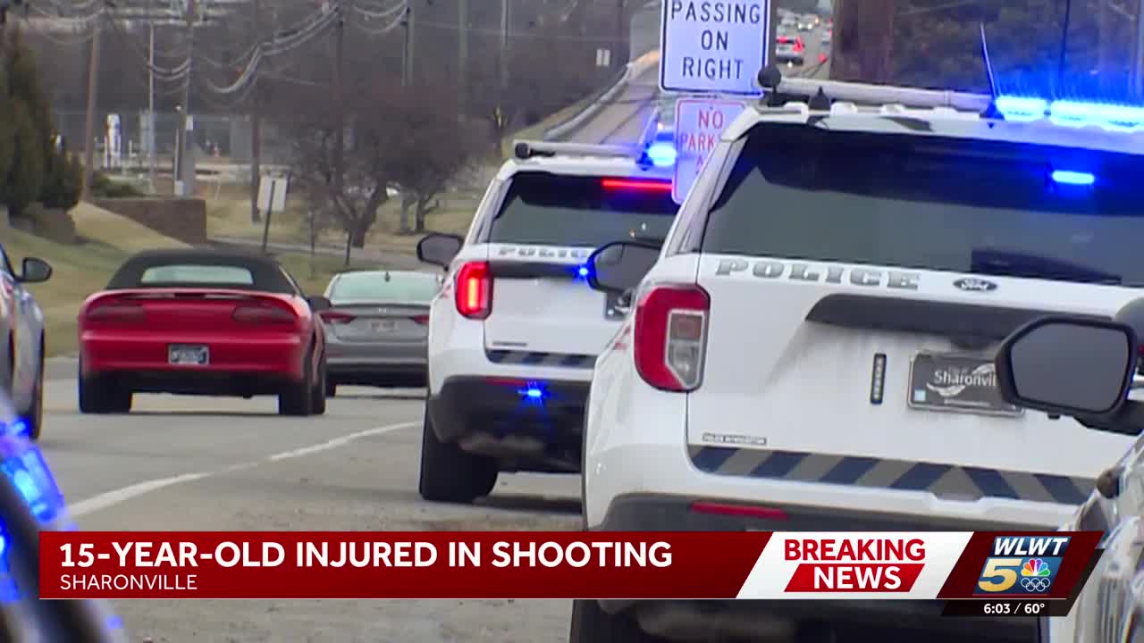 Police: 15-year-old shot in parking lot of Sharonville market, hospitalized