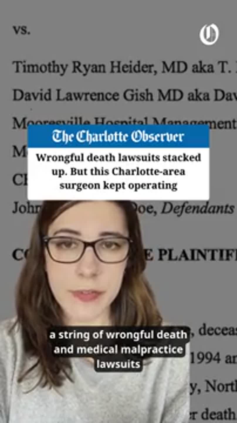 Wrongful death lawsuits stacked up. But this NC surgeon kept operating