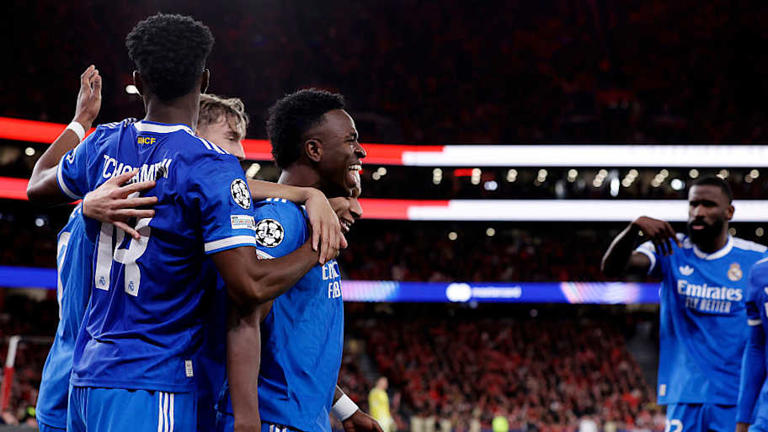 Real Madrid edged out a tight victory over Benfica. | Eric Verhoeven/Soccrates/Getty Images