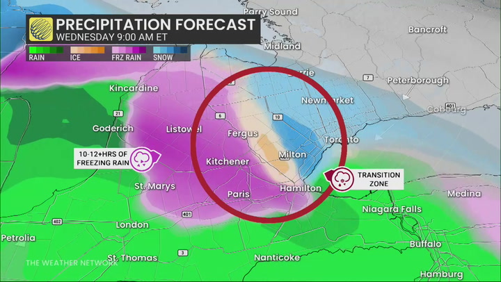 Hazardous Wednesday commute: Snow, ice, and freezing rain