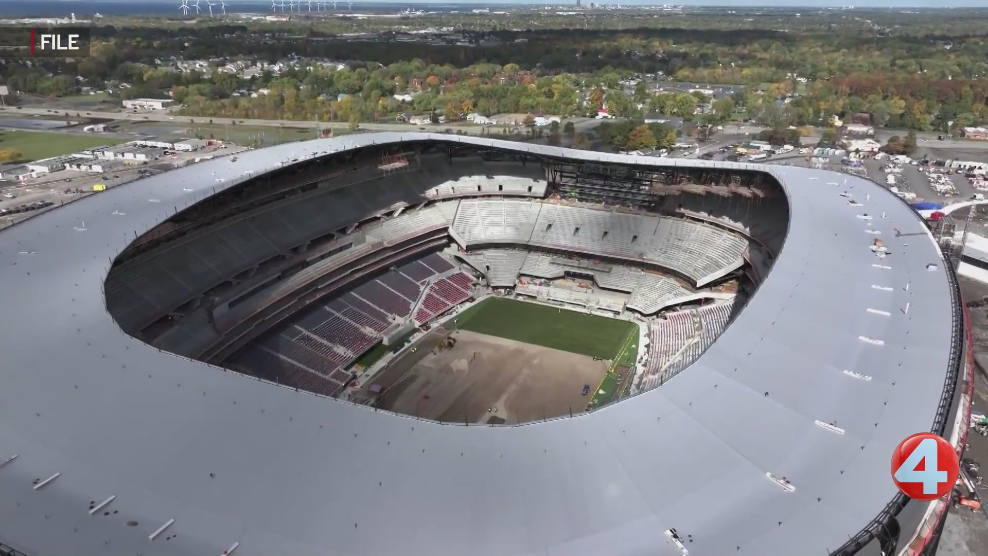Bills fans react to vandalism at new Highmark Stadium