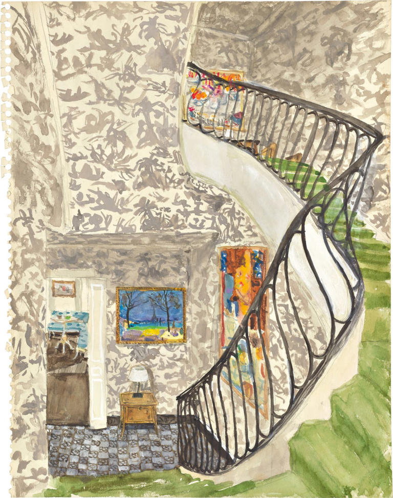 Newly discovered paintings offer a rare glimpse inside Bunny Mellon’s ...