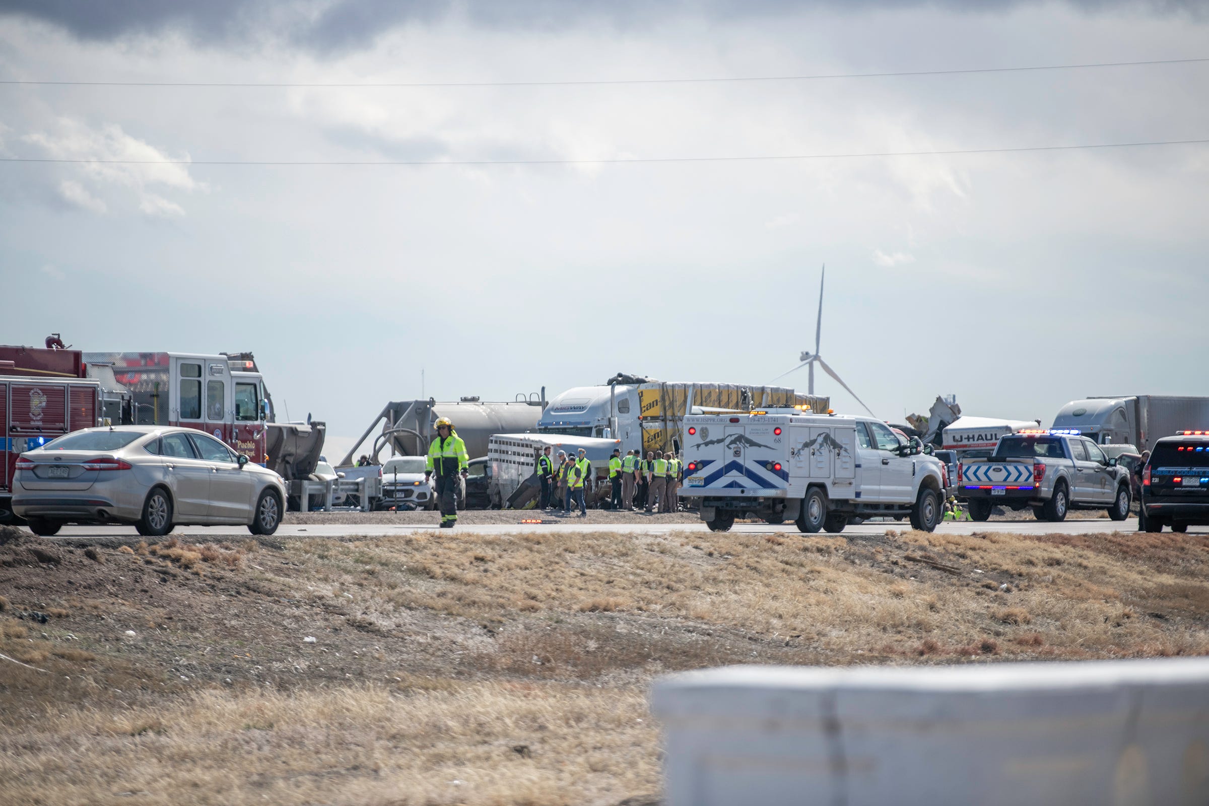 4 killed in mass-casualty wreck south of Pueblo identified by coroner