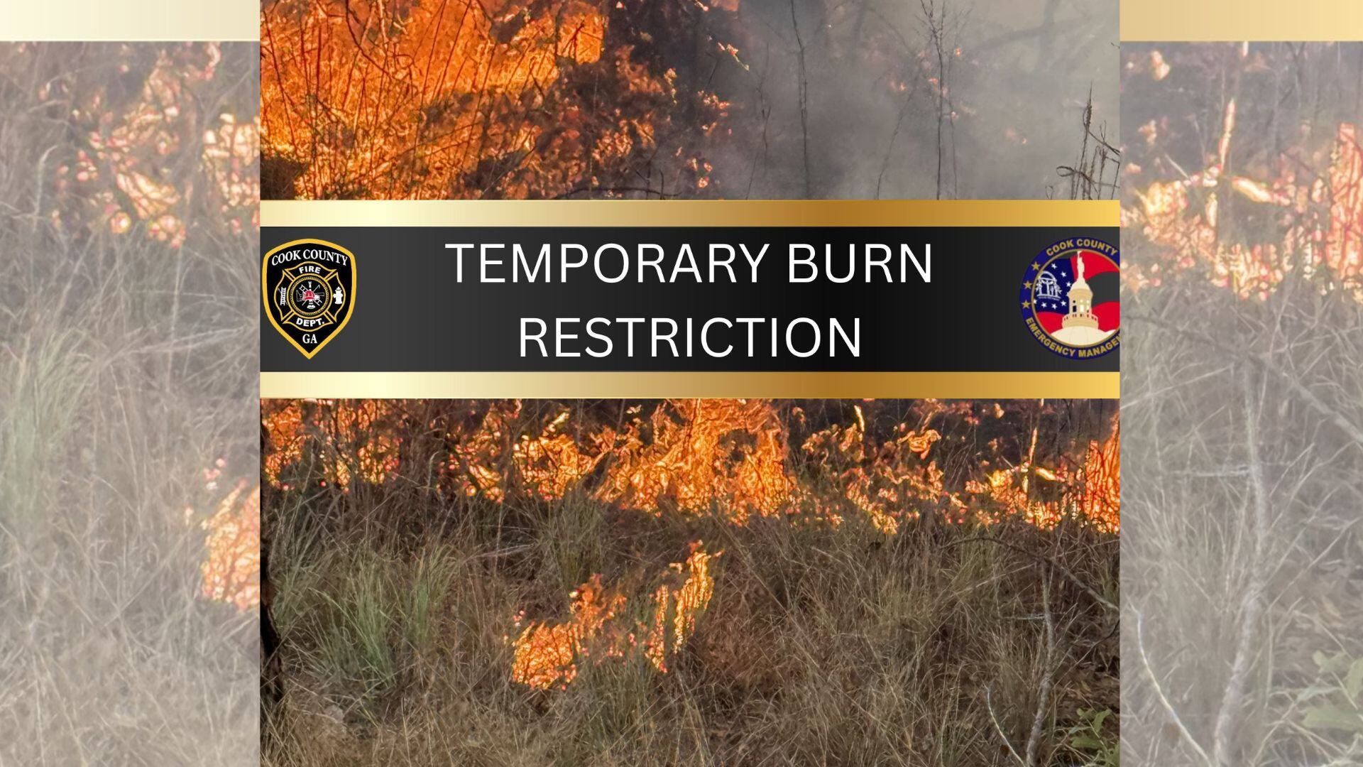 Cook County temporarily restricts outdoor burning due to drought conditions