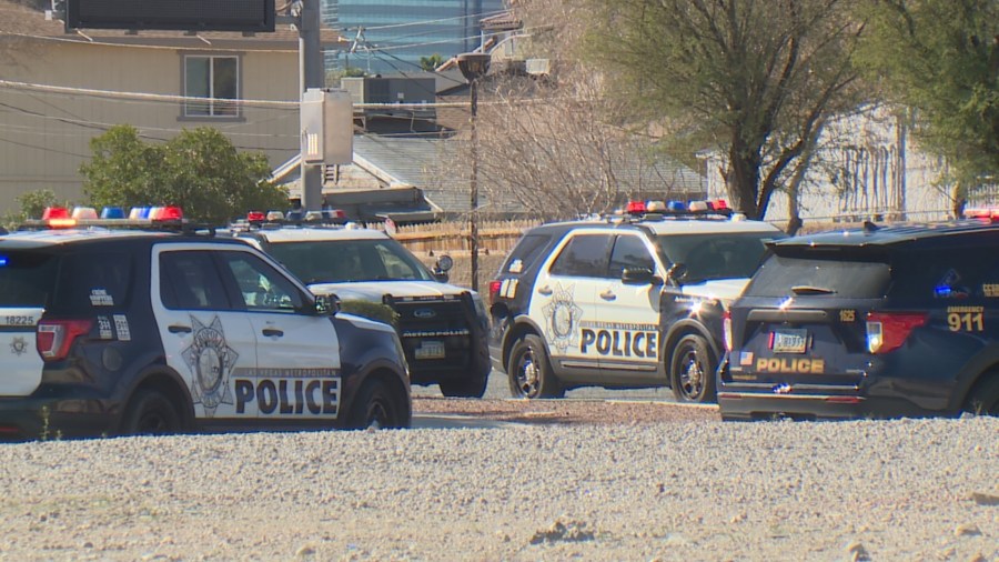 2 juveniles in custody after vehicle leads Las Vegas police on pursuit ...