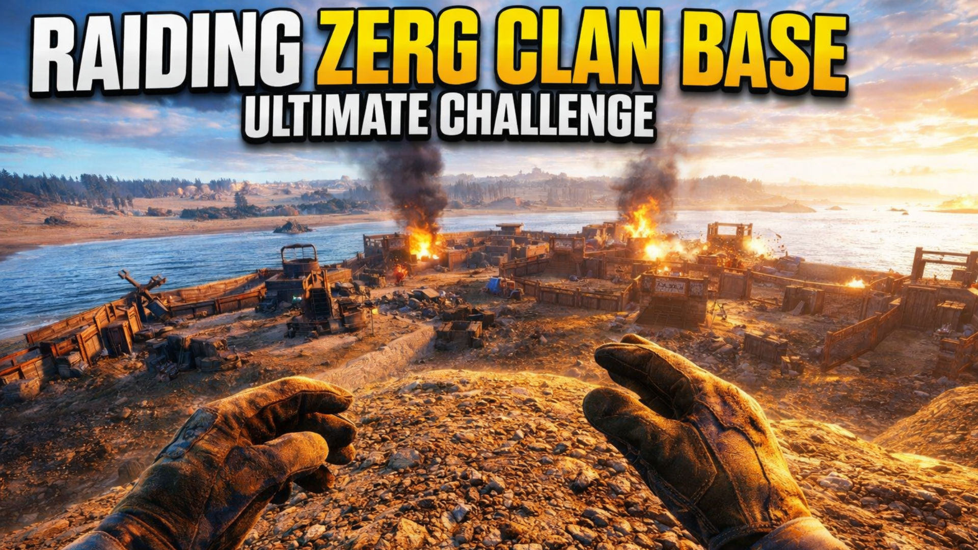 Raiding Zerg clan structures: The Checkered Monument adventure