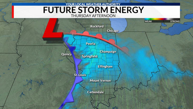 Strong to severe storms possible Thursday afternoon and evening