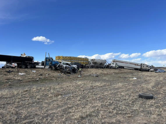 Death toll rises after nearly 40 vehicles involved in I-25 crash south ...