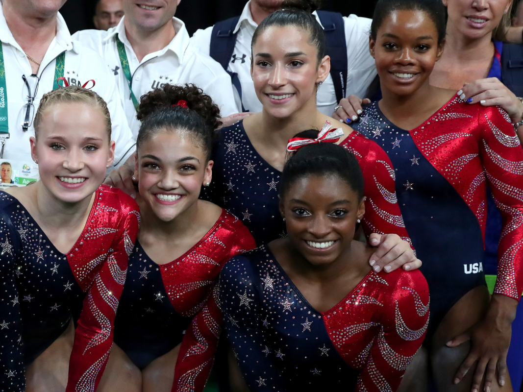 Simone Biles and 2016 gymnastics team reunite in fun TikTok video, fans ...