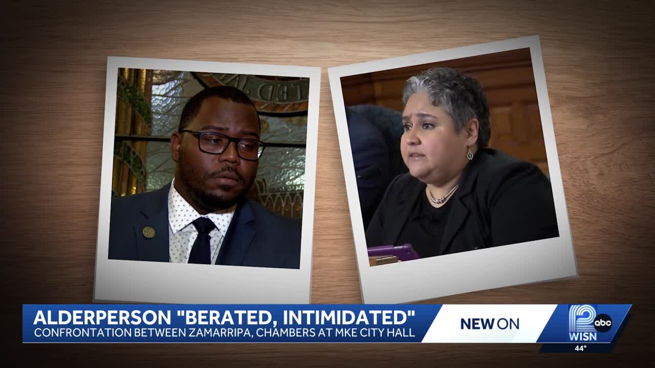 Milwaukee alderperson says fellow common council member 'berated ...