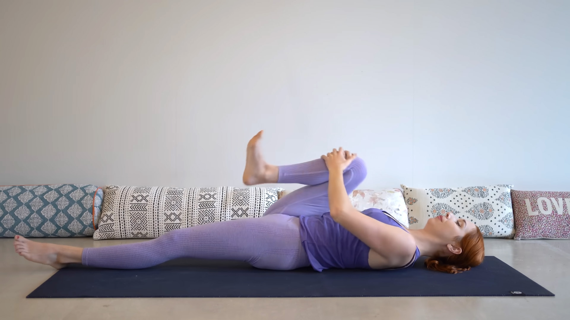 Quick yoga session to help you relax after work