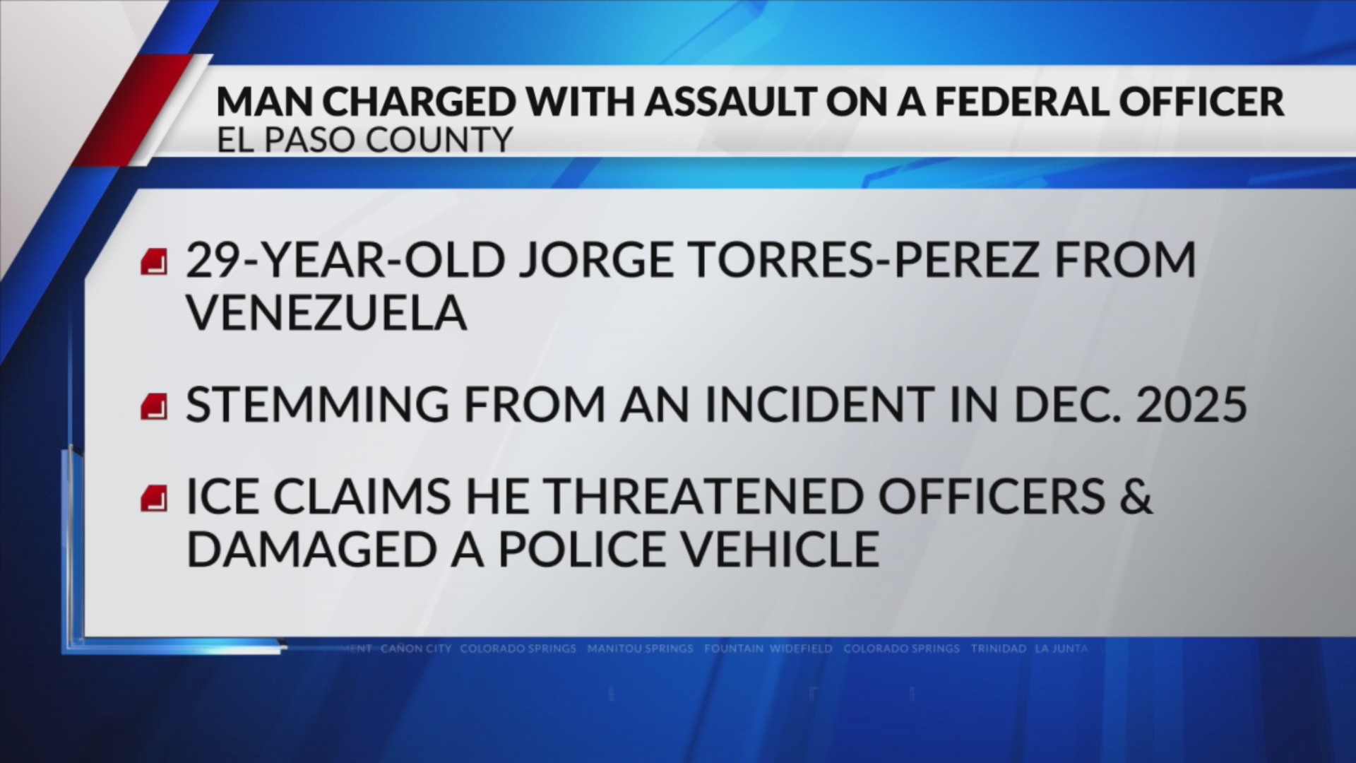 Venezuela man accused of attacking ICE officer, damaging vehicle