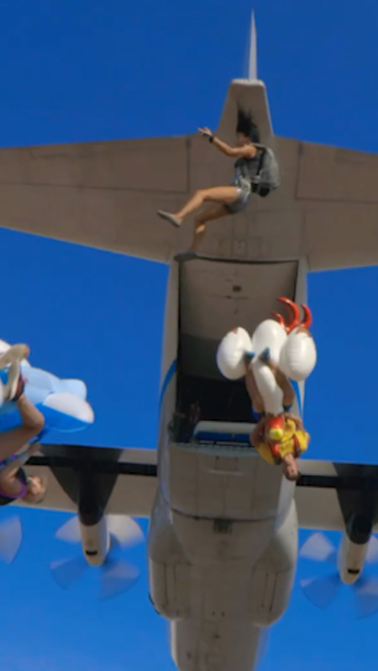 How To Build a slip and slide out an airplane!