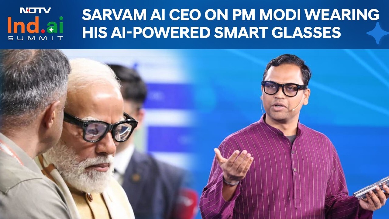 Sarvam AI CEO Pratyush Kumar on PM Modi wearing his AI-powered smart ...