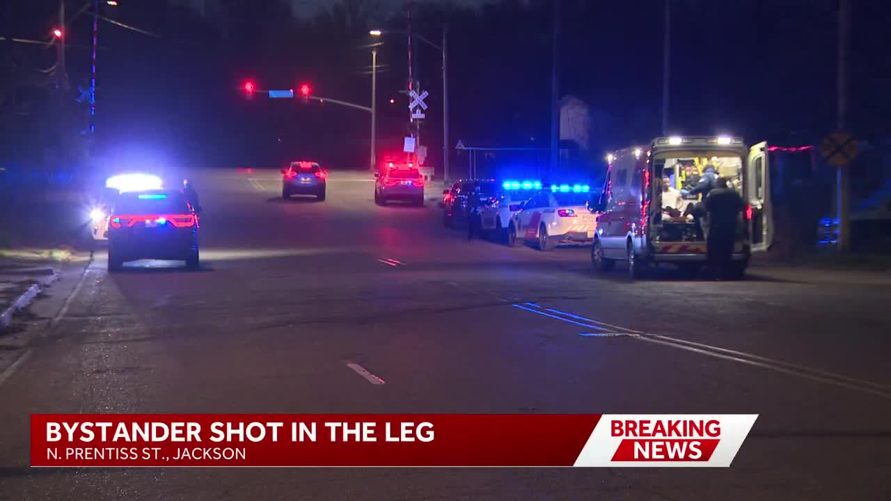 Bystander shot by stray bullet in Jackson drive-by shooting