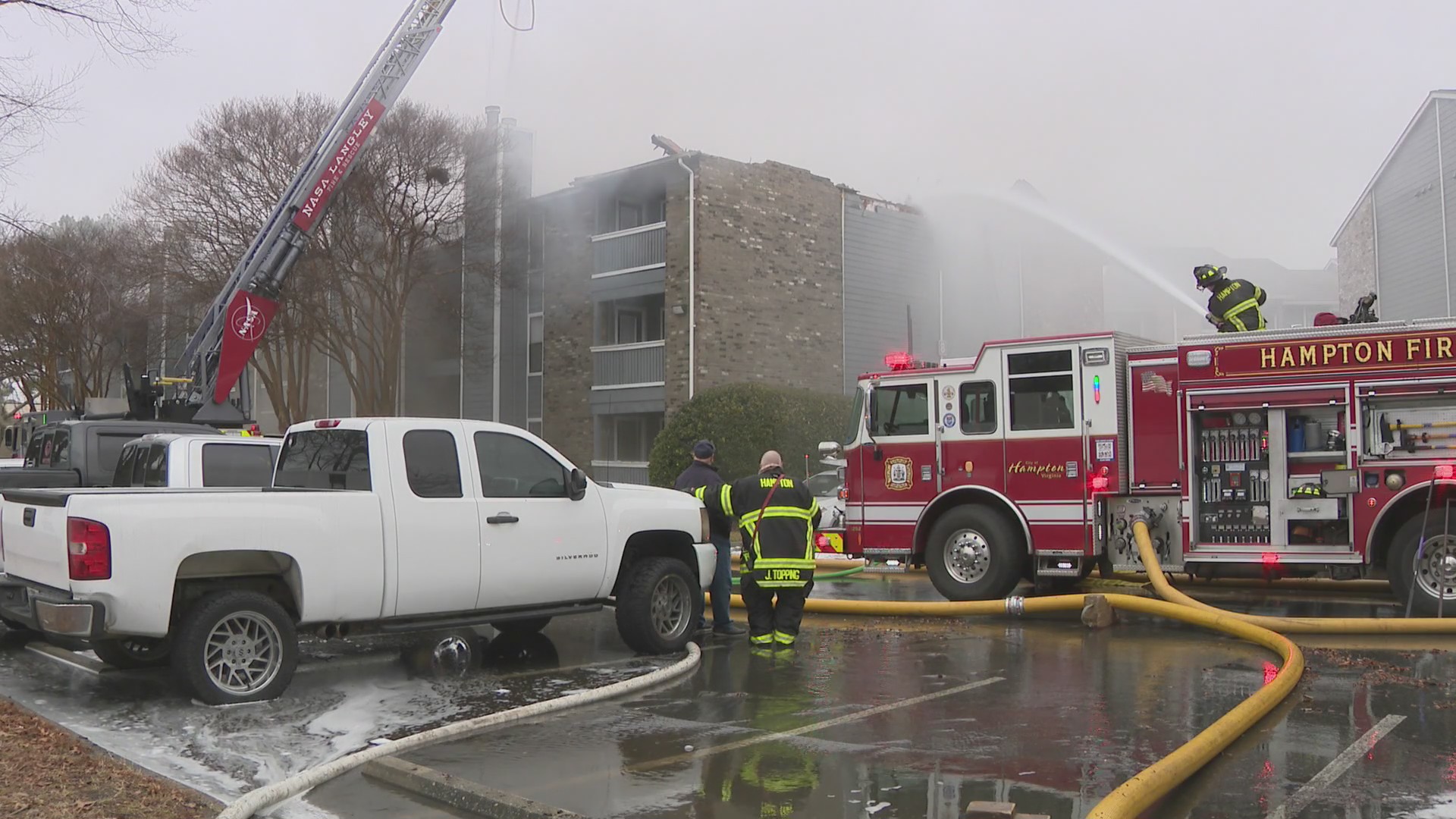 Red Cross opens shelter after 41 displaced in Hampton fire