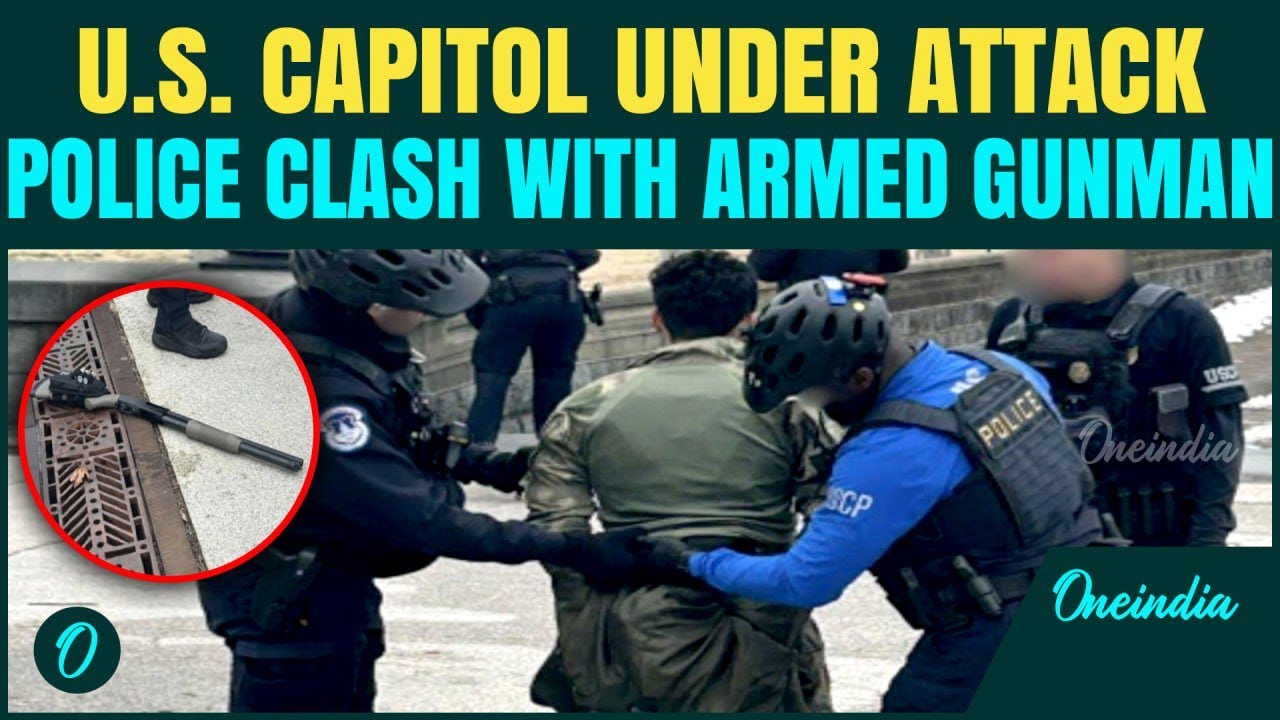 US Capitol attack breaking: Armed gunman Carter rushes US Capitol ...