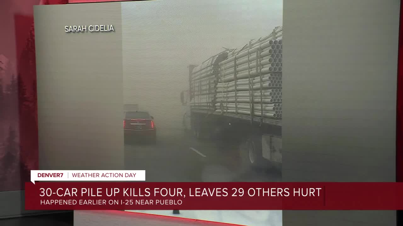 Identities released of the 4 killed in a 30-car pile-up on I-25 south ...