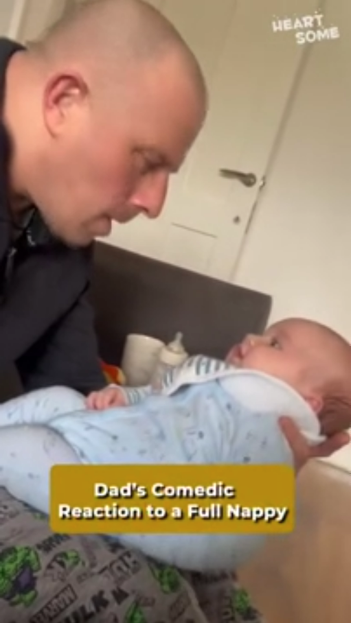 Dad’s quick thinking turns total chaos into a heartwarming family moment