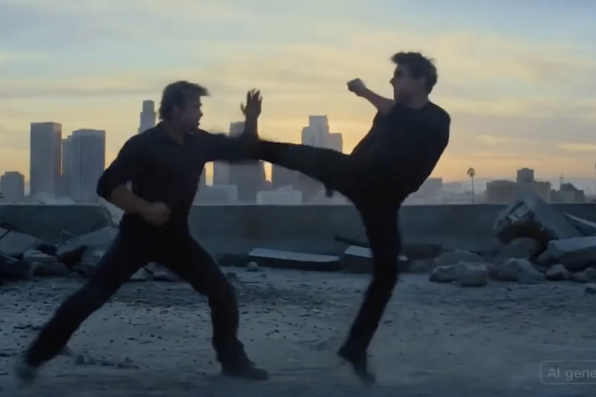 Hollywood in shock: Brad Pitt and Tom Cruise fighting on screen