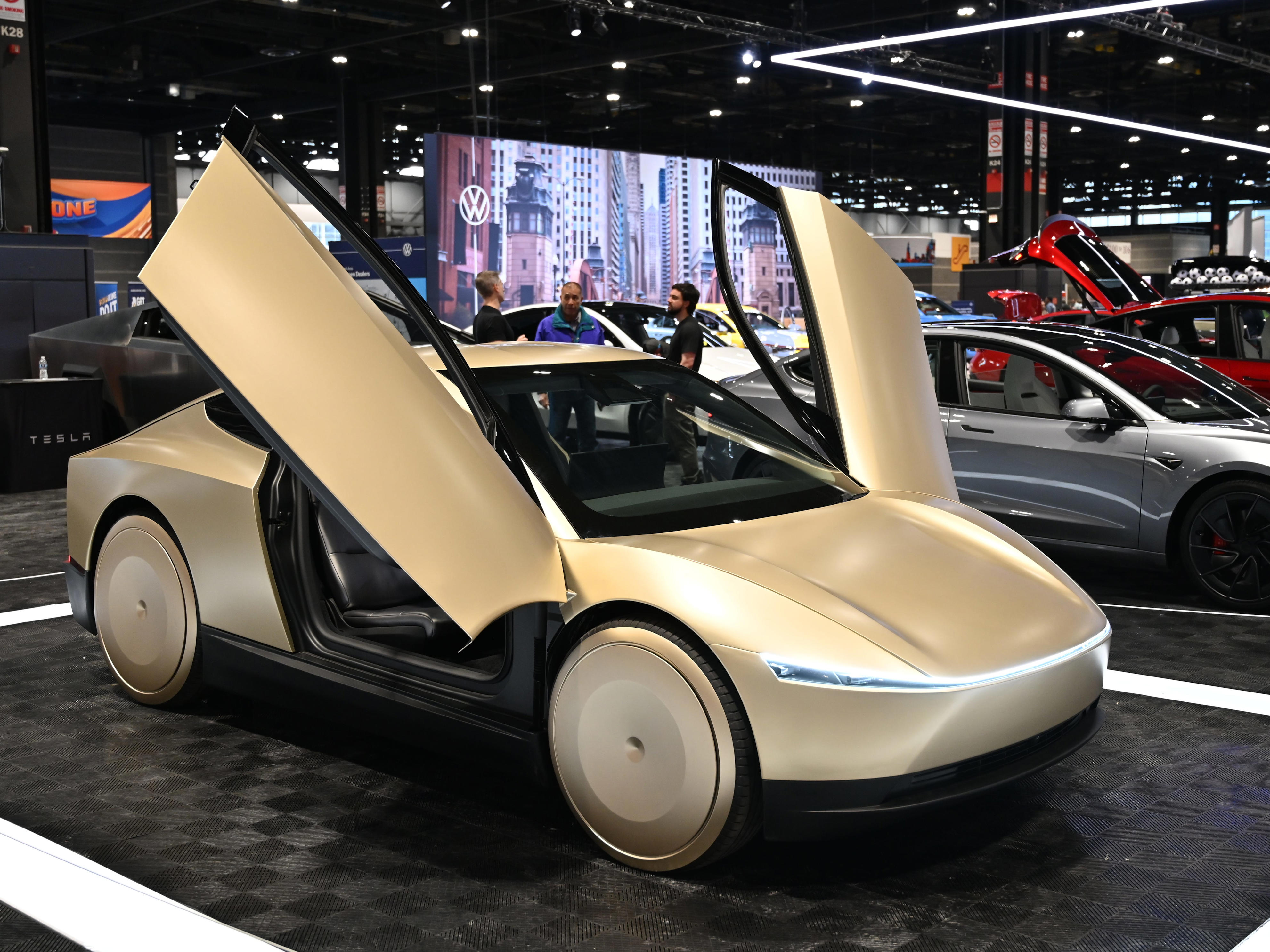 Tesla says the first Cybercab just rolled off the production line at ...