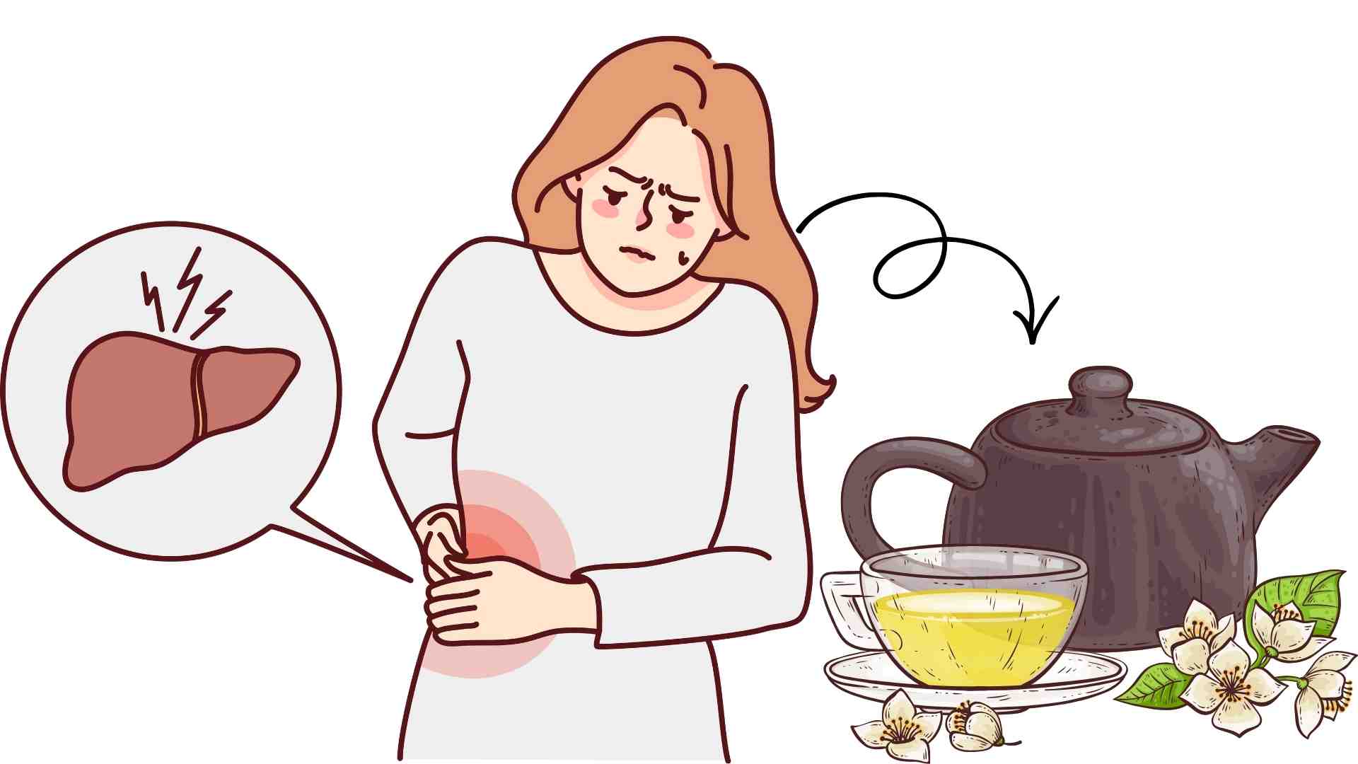 Gan dễ tổn thương nếu uống trà không đúng cách