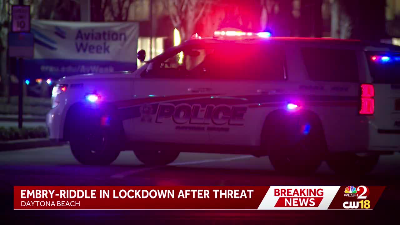 Embry-Riddle campus on lockdown after shooting threat, Volusia County ...