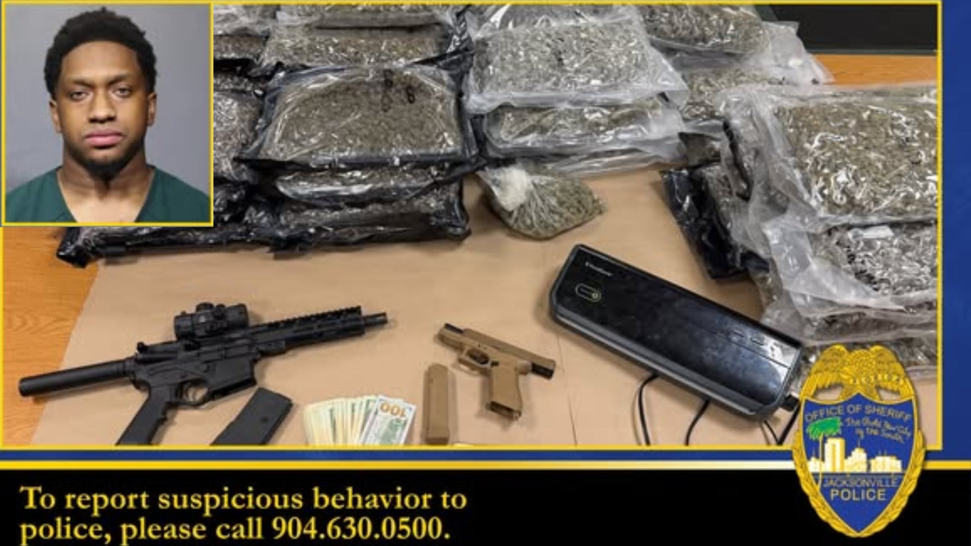 Convicted felon arrested after nearly 70 pounds of marijuana found in ...