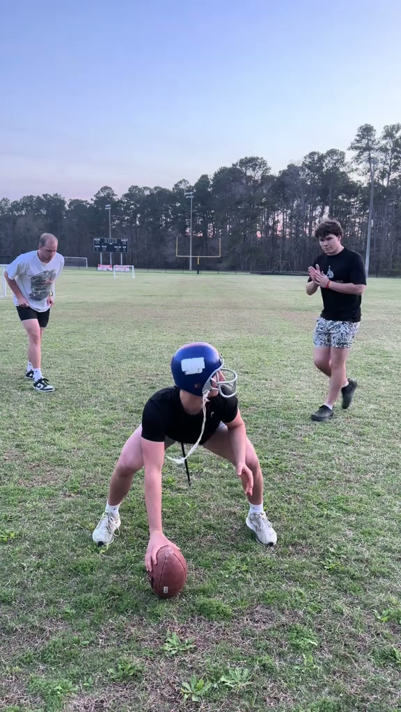 Backyard snap goes right down the middle