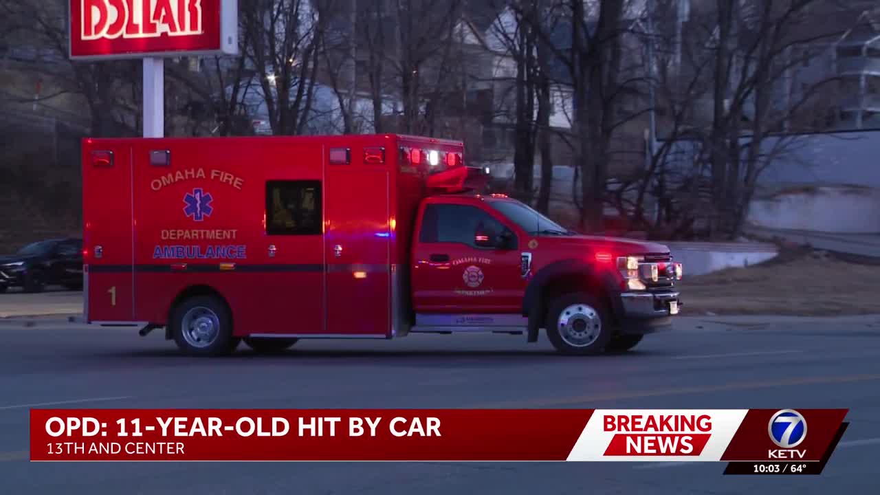 Omaha police investigate after 11-year-old hit while walking