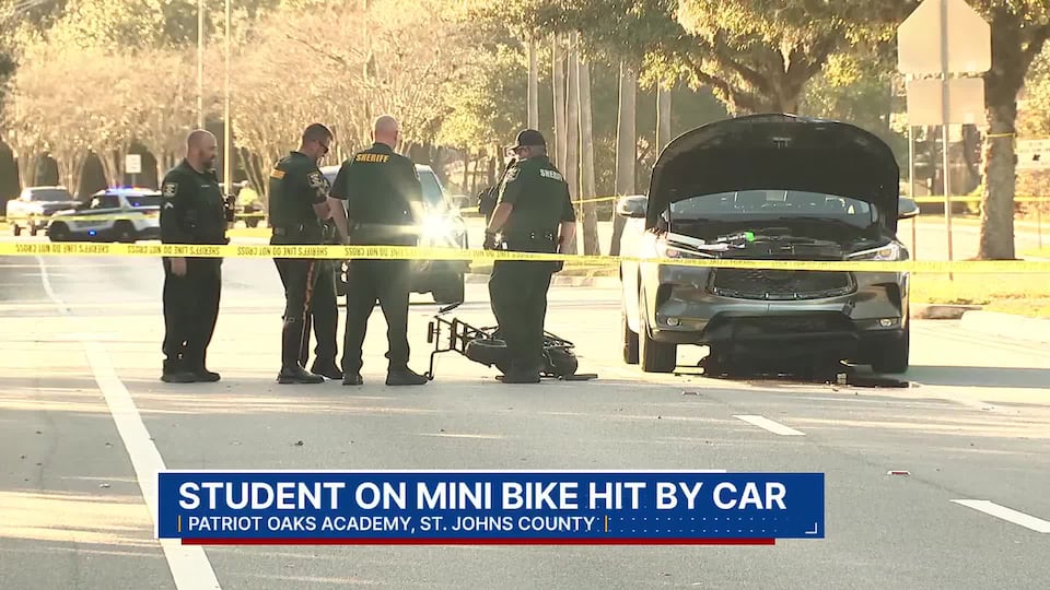 St. Johns County 12-year-old in the hospital after mini dirt bike crash ...