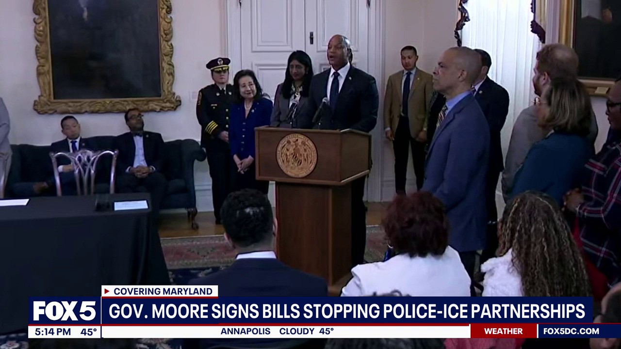 Maryland Gov. Wes Moore signs bill to end police cooperation with ICE