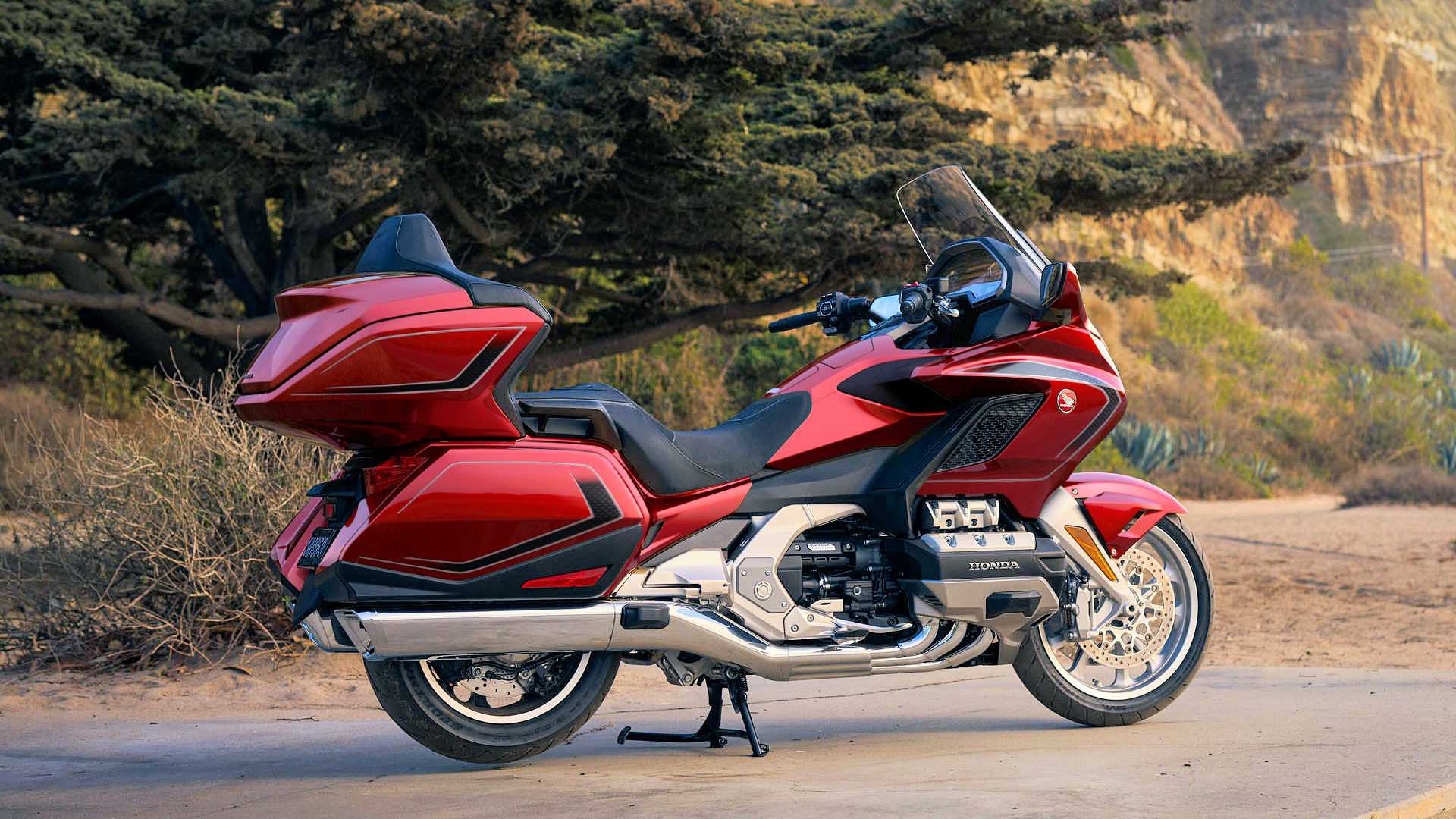2026 Honda Gold Wing Tour static rear quarter shot