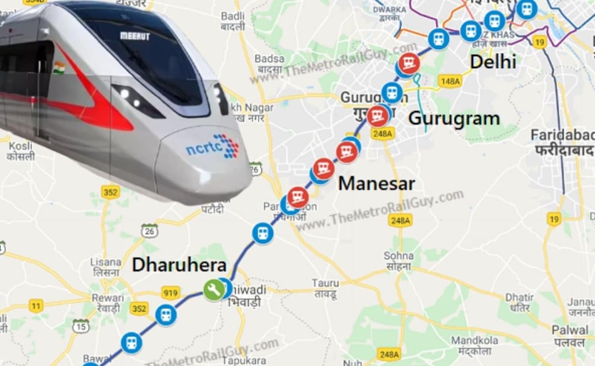 दिल्ली से चलेगी एक और रैपिड रेल, गुरुग्राम, रेवाड़ी से अलवर तक ...