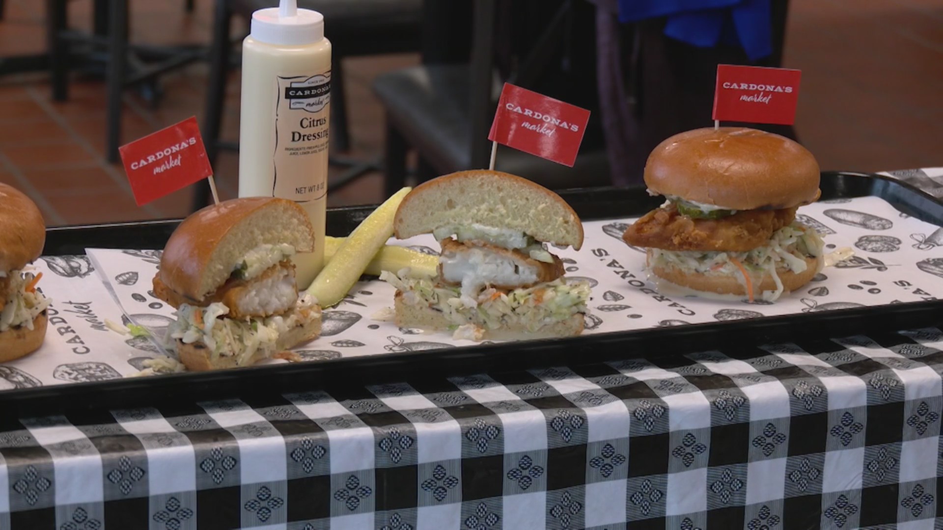 Cardona's Market unveils 'Cod-Father' Lent sandwich