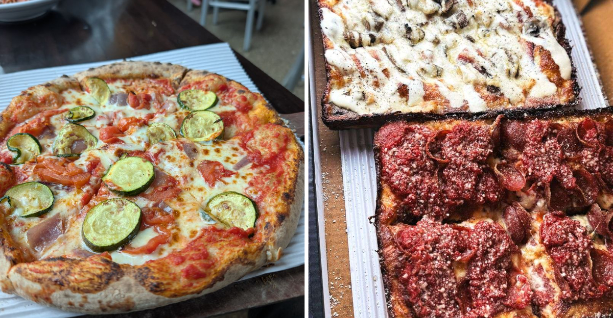 12 Michigan slice counters where the corners crisp up and the line ...