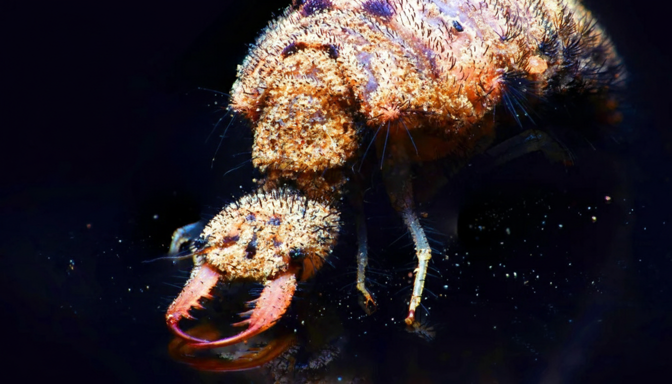 This insect uses sand as a hunting tool