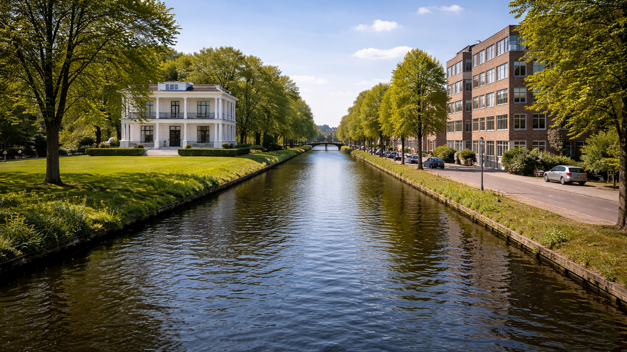 Den Haag looks surprisingly peaceful today