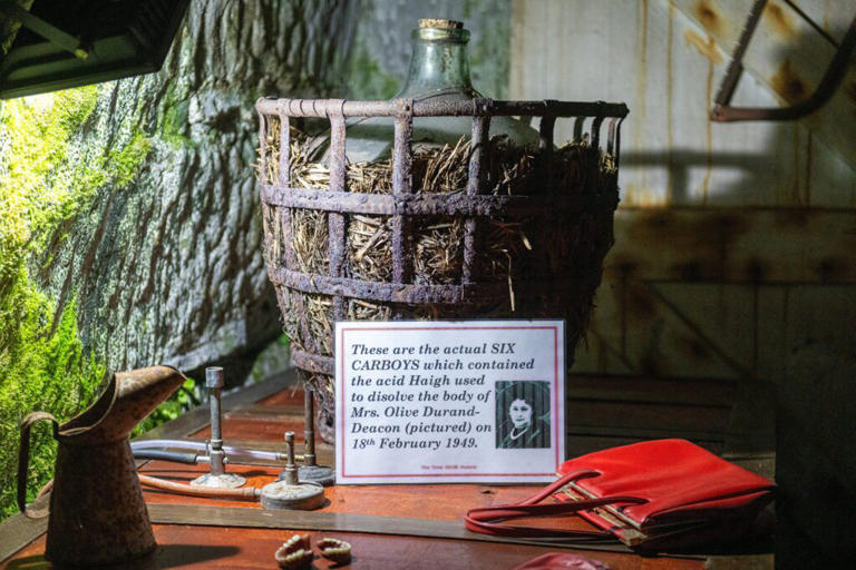 True crime museum displays acid vats used by 1940s murderer who claimed ...