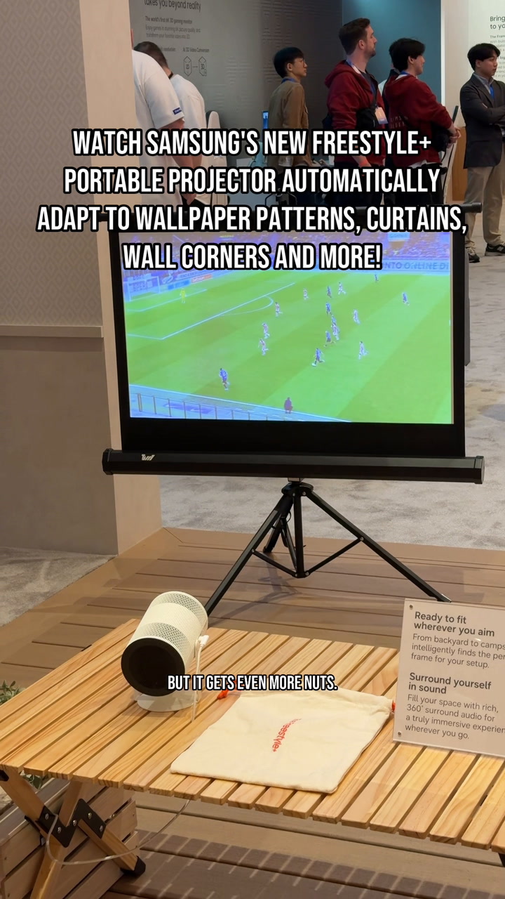 Samsung S New Freestyle+ Portable Projector Can Adapt To Different ...