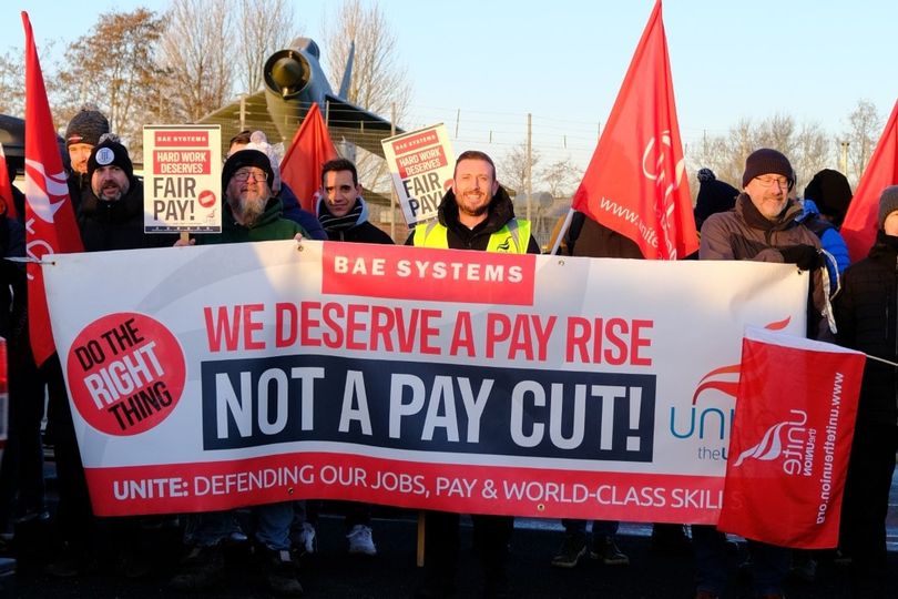 Union slams 'obscene' BAE Systems profits as over 1,000 Lancashire ...